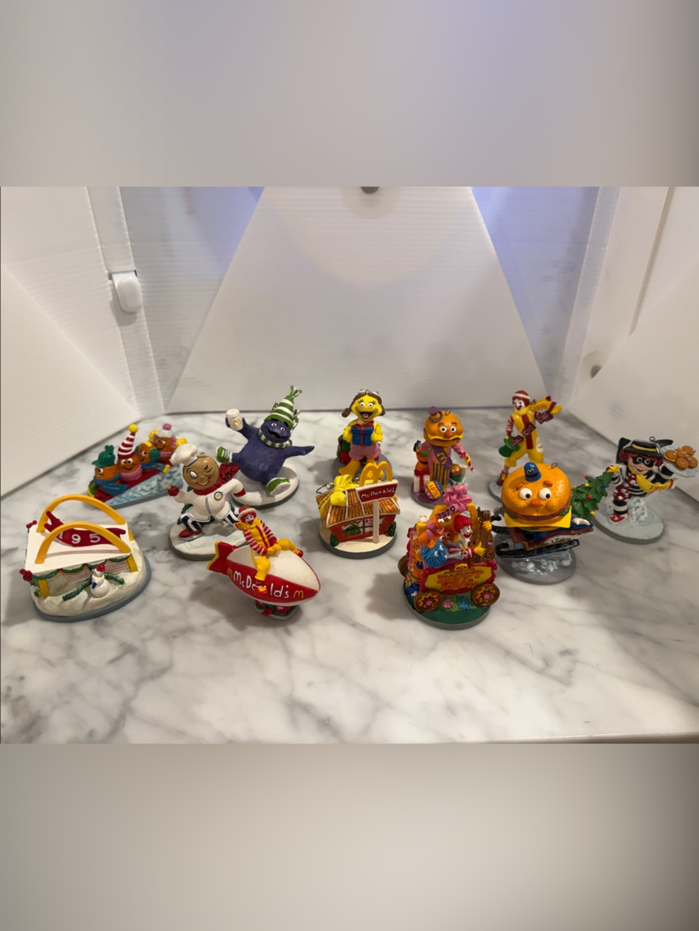 McDonald's Collectable 1990s Holiday Ornament Set